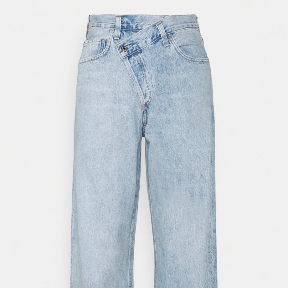 Agolde Criss-cross Asymmetric Jeans Size 30